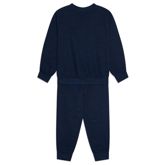 Nike Βρεφικές φόρμες σετ Sportswear Powder Play Jacquard Crew